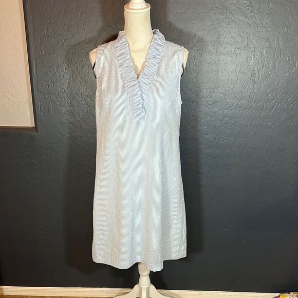 Vince Camuto Light Blue Sleeveless Dress - Picture 1 of 5